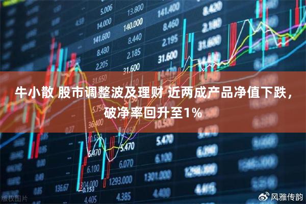 牛小散 股市调整波及理财 近两成产品净值下跌，破净率回升至1%